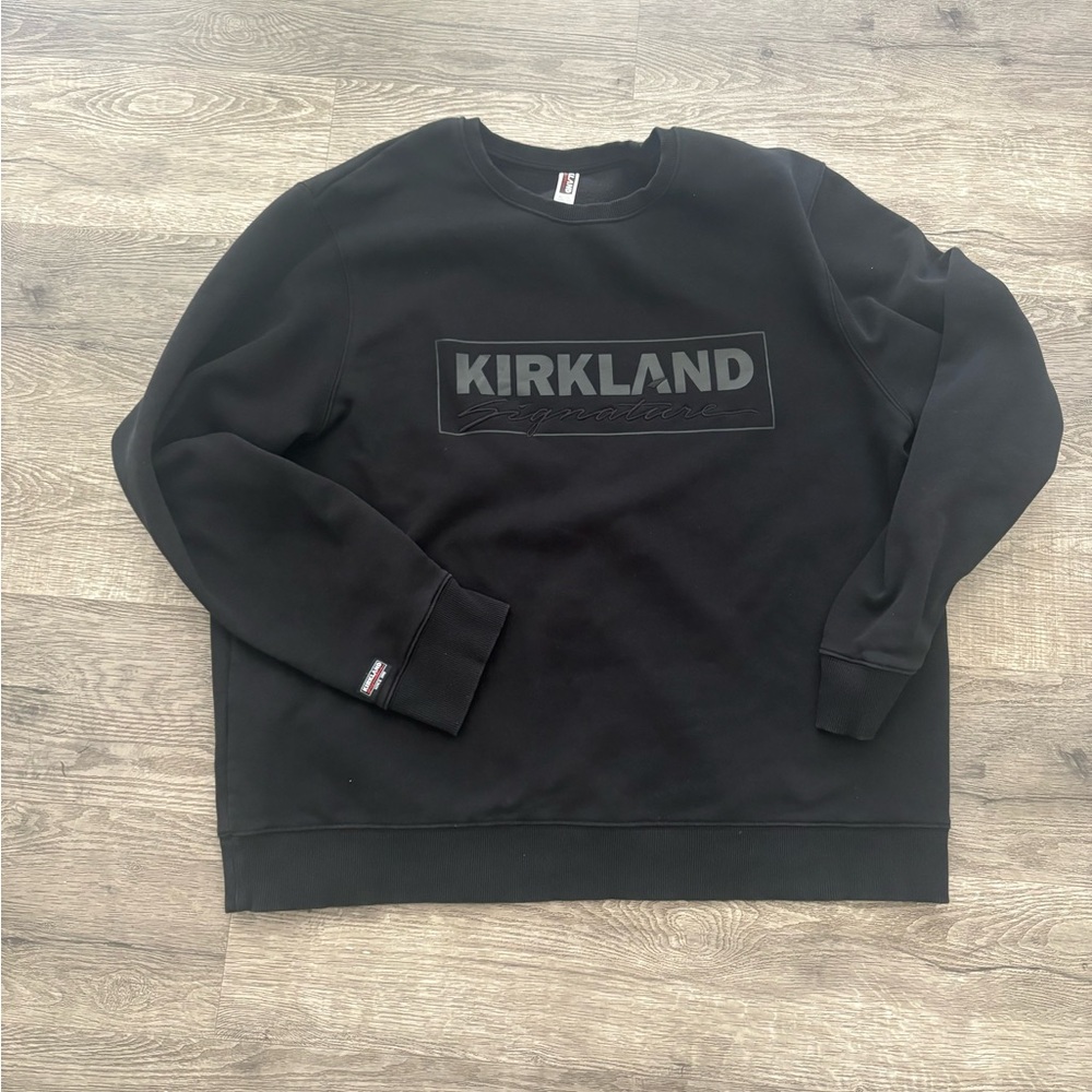 Kirkland Signature Men's Black Crewneck Sweater